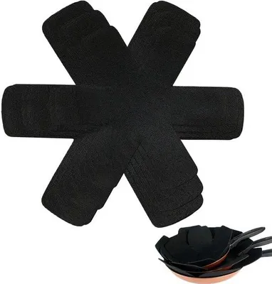 Produktbild von 6 Stück Küchenplatenschutz, Küchenplatenschutz für verschiedene Größen (20/30/38cm), Schutz für Küchenplatten und Bodenplatte