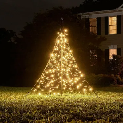 Produktbild von Fairybell All-Surface Weihnachtsbaum | 150 cm | 240 LED | Warmweiß | inkl. Mast