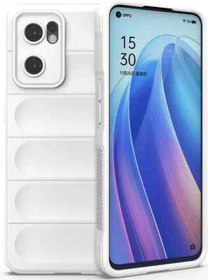 Produktbild von OPPO Reno7 5G Hülle, Weich TPU Silikon Stossfest Anti-rutsch Schutzhülle für OPPO Reno7 5G Weiß