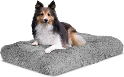 Obrázok produktu pre Vankúš do pelechu High Side Shaggy 80x60 cm svetlosivý