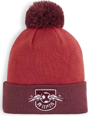 Produktbild von Puma RBL Youth Pom Pom Beanie Club Red-Dark Jasper YOUTH