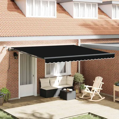 Immagine prodotto di Tessuto per Tenda Nero 400 × 300 cm Poliestere