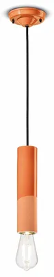 Zdjęcie produktu dla Ferroluce Pi lampa wisząca 25cm pomarańczowa okrągła