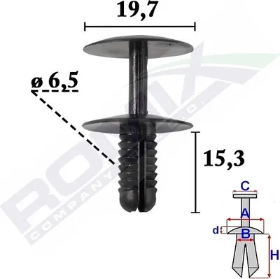 Image de Goujon Pour Audi A4, Q3, Seat, Skoda
