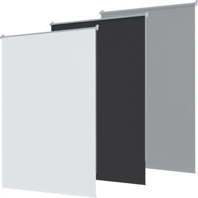 Image de FIVMEN Store d'obscurcissement sans percer Stores pour fenêtres 70x210 cm Klemm fix Store à tirage latéral Protection solaire (noir)