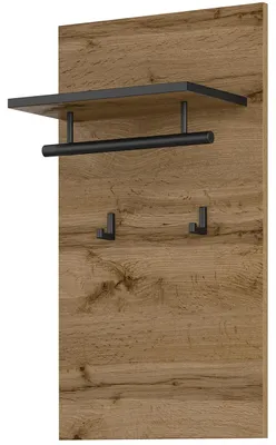 Imagen del producto de Perchero CROSI 03 roble wotan / negro