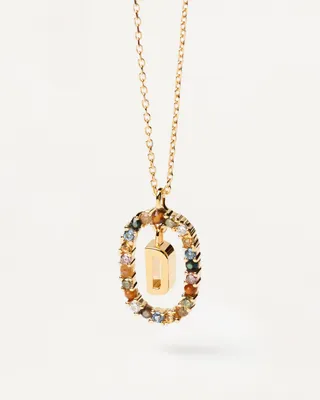 Produktbild von PDPAOLA Halskette LETTERS 18K gold plated silver gold