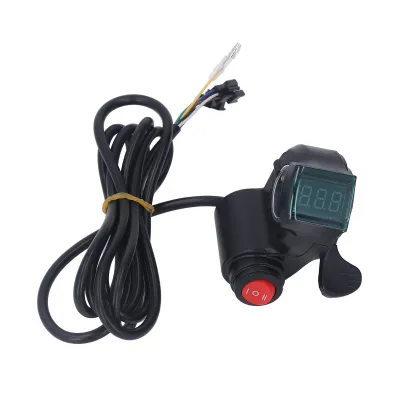 Image de Accélérateur au pouce pour vélo,Accélérateur au pouce pour vélo électrique,Accélérateur au pouce pour vélo,Accélérateur au doigt pour vélo,Accessoire de contrôle de la vitesse pour vélo