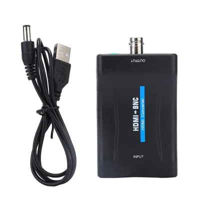 Immagine prodotto di Adattatore da HDMI a BNC per segnale video composito e audio da 3,5 mm 480i 576i Supporto per NTSC / PAL
