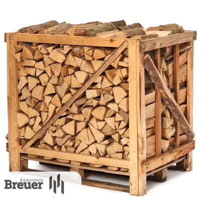 Produktbild von 1 RM PREMIUM Buchen Brennholz | 25cm | kammergetrocknet | auf Palette | 500kg | Kaminholz | 1,6 SRM