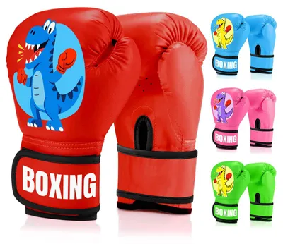 Obrázok produktu pre Omgoods – Boxerské rukavice pre deti vo veku 3 až 14 rokov, vhodné na tréning a sparing