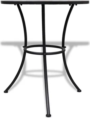 Produktbild von vidaXL Bistrotisch Terrakotta-Rot und Weiß 60 cm Mosaik