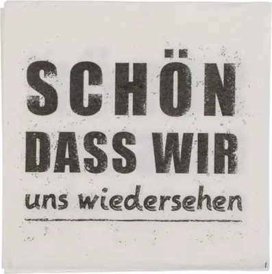 Produktbild von Papier-Servietten, Schön, dass wir uns