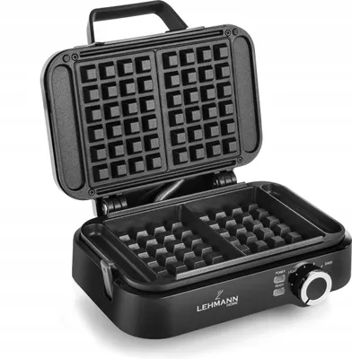 Produktbild von Waffeleisen 2000W - Für Zwei Grosse Waffeln Mit Temperaturregelung, Stabil, Robust