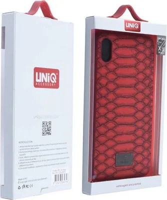 Produktbild von Backcover for iPhone Xs Max - Red (8719273285756)