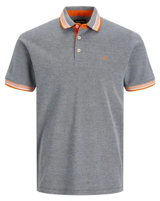 Zdjęcie produktu dla JACK & JONES Koszulka polo z krótkim rękawem JJEPAULOS Pique Bawełna Rozmiar: XS
