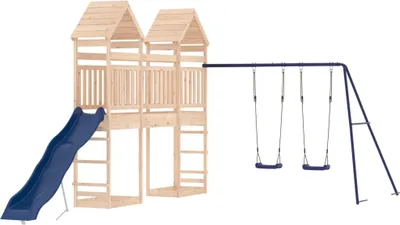 Produktbild von vidaXL Spielturm Massivholz Kiefer