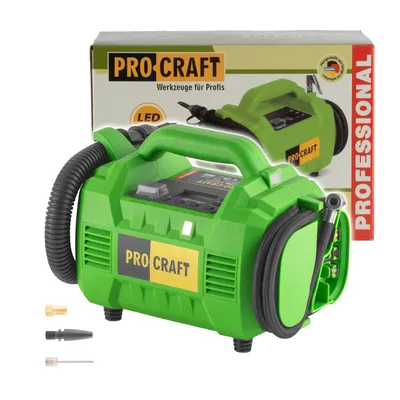 Obrázek produktu pro Aku kompresor LK30 Procraft s kombinací nafukování hubicí (bez baterie a nabíječky)