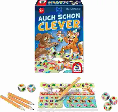 Image de Schmidt Spiele 40625 Auch schon Clever, jeu de dés pour enfants