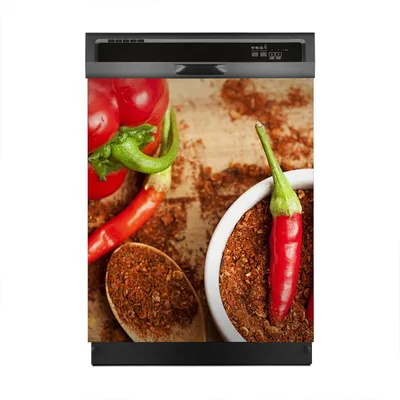 Produktbild von Magnete Dekorative 60x70 cm Küche Magnetmatte Spülmaschine - Paprika Gemüse
