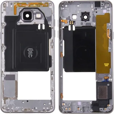 Obrázok produktu pre Stredný rám, rám, sklo fotoaparátu, kryt pre Samsung Galaxy A5 2016, reproduktor, čierny