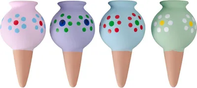 Produktbild von Stück selbstbewässernde Glühbirnen, gepunktete Blumenbewässerungskugeln, Pflanzgefäßeinsatz, langsam freisetzende Bewässerungsbirnen zum Bewässern von Zimmerpflanzen