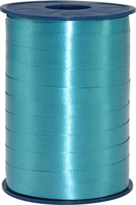 Produktbild von Präsent Band AMERICA Meergrün, 250m x 10mm, Ringelband, Kräuselband, Geschenkband, Weihnachten, Ostern, Geburtstag, Geschenke