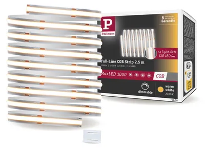 Image de Paulmann MaxLED 1000 : Bande LED COB, modèle complet