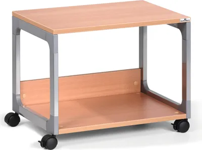 Obrázek produktu pro DURABLE Multifunk?ní pojízdný stolek SYSTEM 48, st?íbrná metalíza/buk, 3710124