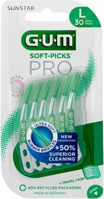 Zdjęcie produktu dla Sunstar Gum Soft-Picks Pro Szczoteczki międzyzębowe średnie 690, 30 sztuk