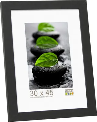 Produktbild von Deknudt S44cf2 30x45 Wood Photo Bilderrahmen Schwarz  Schwarz One Size