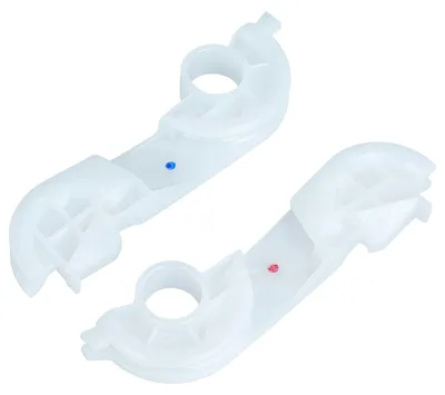Produktbild von vhbw Seilzugführung für Spülmaschine kompatibel mit Bosch SHSM63W55N, SHSM63W56N, SHV53T53UC, SHV863WD3N - Türseilzug Führung links rechts, 2er Set