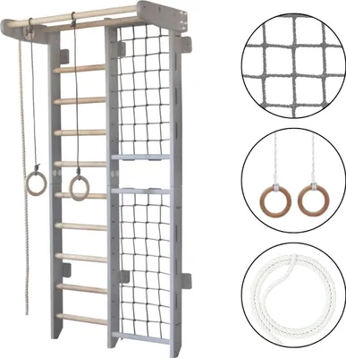Obrázek produktu pro Gymnastický Žebřík Kombik Šedý