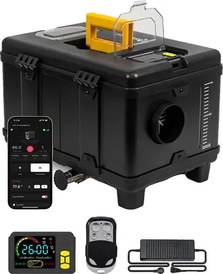 Obrázek produktu pro Dieselové vzduchové topení, LCD ovládání, kompaktní design, 8 kW