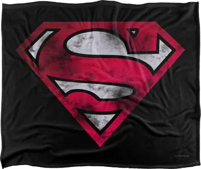 Image de Superman - Couverture de protection "War Torn", Soyeux, Supersoft TV23625 (Taille unique) (Noir/Rose)