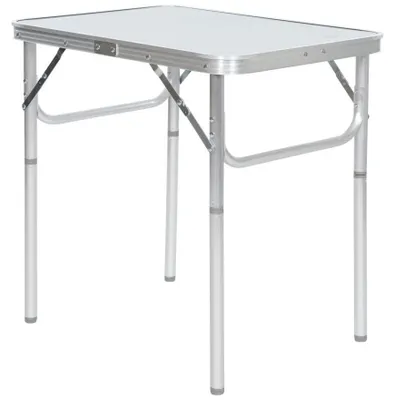 Image de Trespass Table de camping aluminium pliable - légère et réglable en hauteur