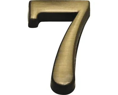 Obrázek produktu pro Domovní číslo "7", Výška 5 cm, OFS