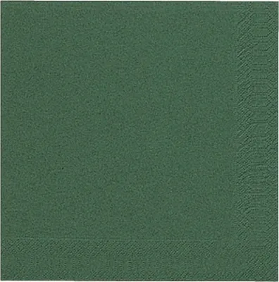Produktbild von Duni 104050 Dinner-Servietten 3lagig Tissue Uni dunkelgrün, 40 x 40 cm, 20 Stück