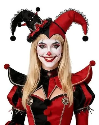 Zdjęcie produktu dla Czapka klown błazen tiara na halloween karnawał cosplay impreza