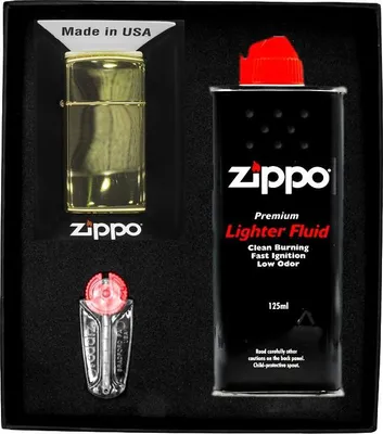 Obrázek produktu pro Sada zapalovačů ZIPPO SLIM BRASS HIGH POLISHED dárek No1