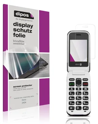 Image de 4x Film de protection d'écran pour Doro 2424 protecteur clair dipos