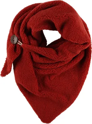 Produktbild von XXL Schal Damen Frauen Halstuch Dreieckform Kuschelig Rot