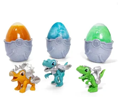 Produktbild von Simba Gootastic Slime Ei mit Dino, 3-s.