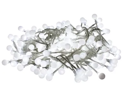 Produktbild von Clusterlight LED - 3,2 m - 256 Kugeln - Weiß - Transparentes Kabel - 24 V