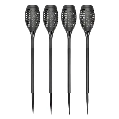 Obrázok produktu pre ISO 15376 Záhradné solárne pochodeň 12 LED, 3.7 V, 51 cm 4 ks