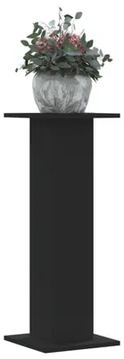 Produktbild von vidaXL Pflanzenständer 2 Stk. Schwarz 30x30x80 cm Holzwerkstoff
