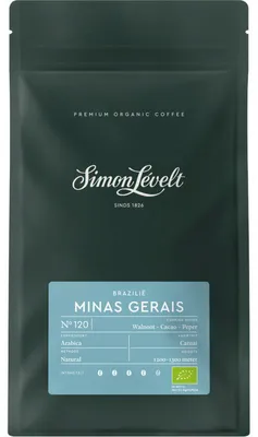 Obrázok produktu pre Simon Lévelt Brazilië Minas Gerais kávové zrná 250 g – aromatické a čerstvé