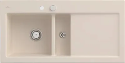 Produktbild von Villeroy & Boch Keramikspüle 677002FU, Subway 60 Einbauspüle - inkl.