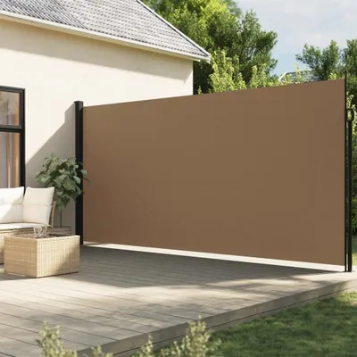 Produktbild von Maison Exclusive - Seitenmarkise Ausziehbar Taupe 220x500 cm