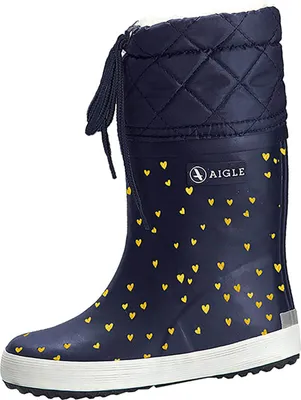 Produktbild von Aigle Giboulee Gold Hearts dunkelblau/gold Gr. 22